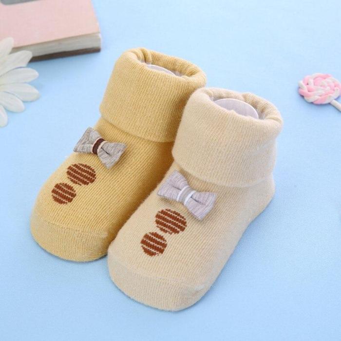 2pcs/set Baby socks rubber anti slip floor cartoon kids Toddlers autumn spring Fashion Animal newborn Cute 0-6-12month