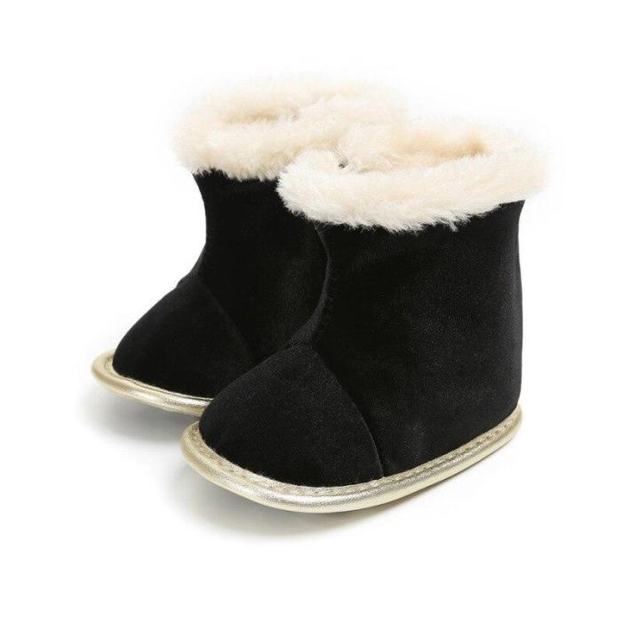 Winter Baby Boots Solid Bling Boys Girls Shoes Infants Warm Shoes Girls Baby Booties