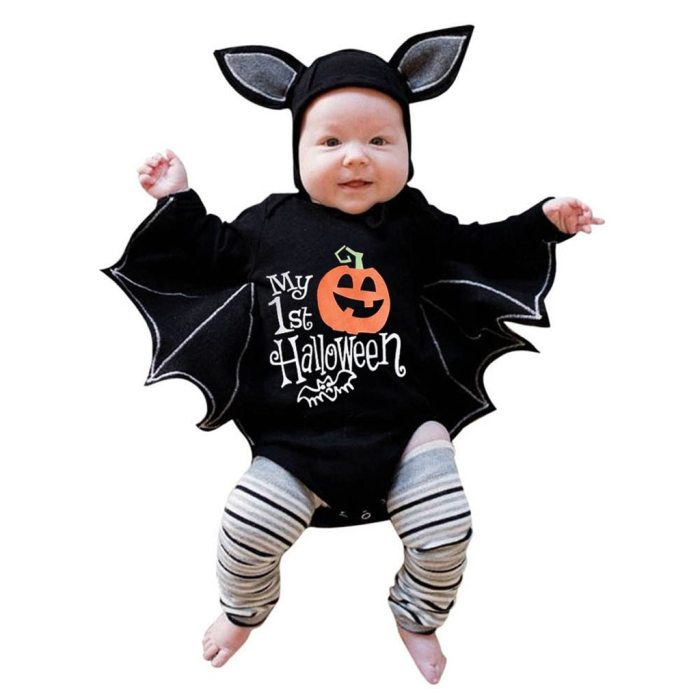 Newborn Baby Boys Girls Halloween Cosplay Costume Romper Jumpsuits