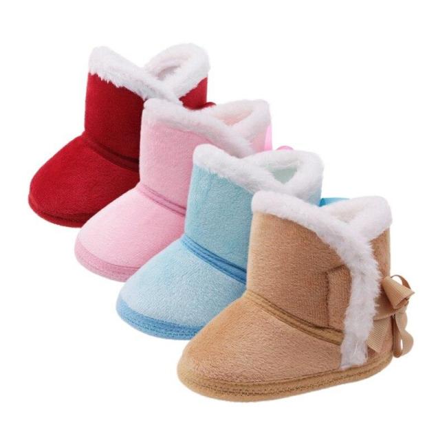 Baby Boots Winter First Walkers Fashion Baby Girls Shoes Fur Snow Warm Boots High Quality shoe warehouse boots