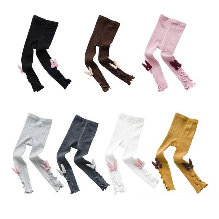 Autumn Children Tights For Girls Bow Cotton Pantyhose Tights Stockings Girls Dance Tights 0-6Y
