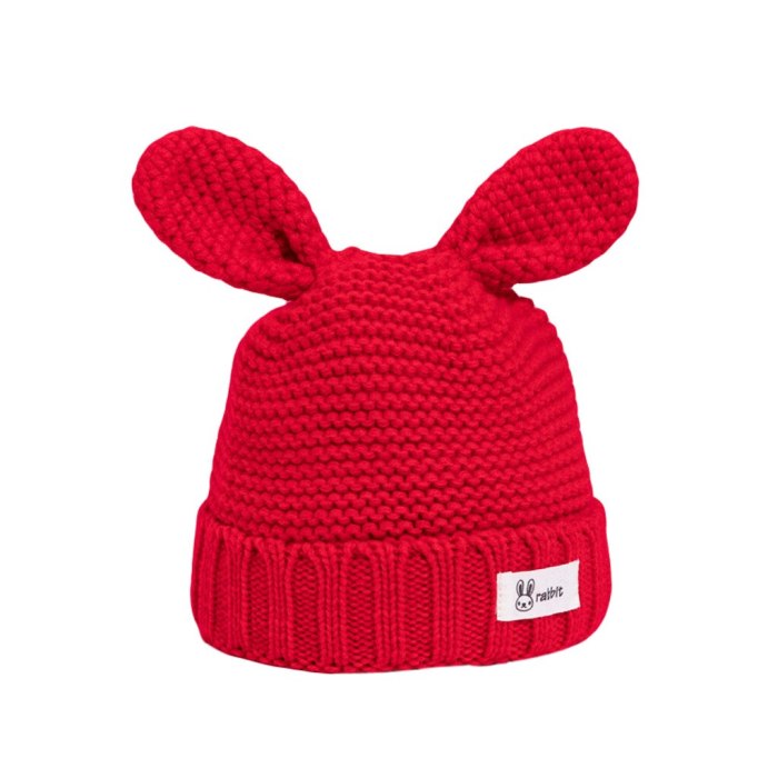 Cute Bunny Ears Toddler Children's Kids Girl Infant Winter Warm Autumn Rabbit Ear Hat Woolen Hat