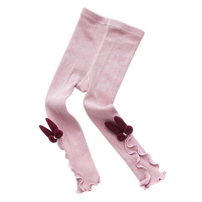 Autumn Children Tights For Girls Bow Cotton Pantyhose Tights Stockings Girls Dance Tights 0-6Y