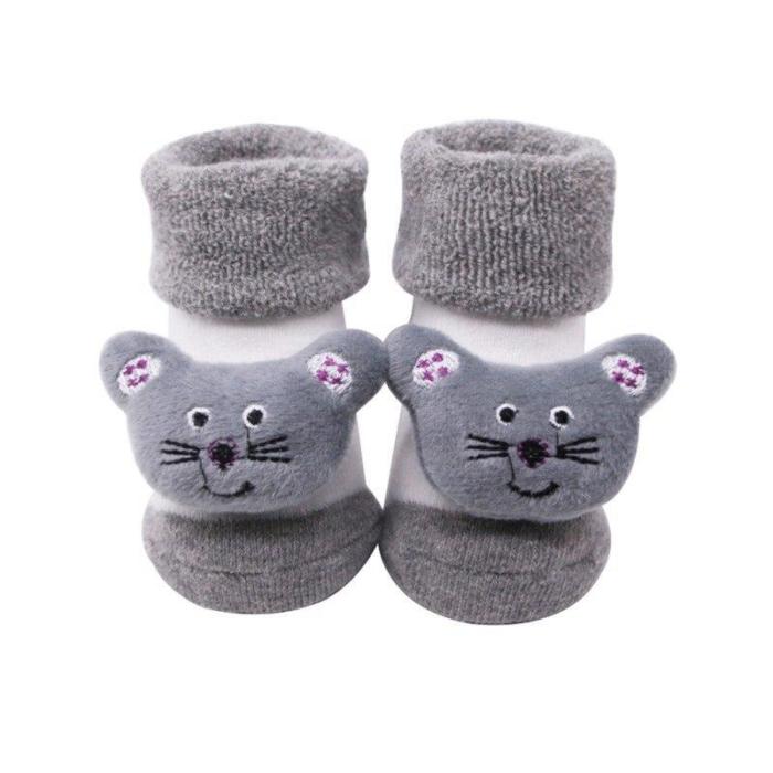 0-12M Cotton Newborn Baby Socks Autumn Baby Boy Girl  Floor Socks