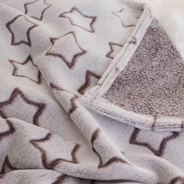 80x100cm Baby Blanket Star Fleece Thermal soft Flannel Swaddle Wrap Stroller Sleep Cover kids Bed Sofa Nap Blankets Bath Towels