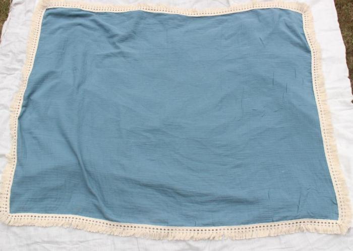 100x120cm Muslin Cotton Swaddles Baby Tassel Blankets Newborn Bath Towels Infant Wrap
