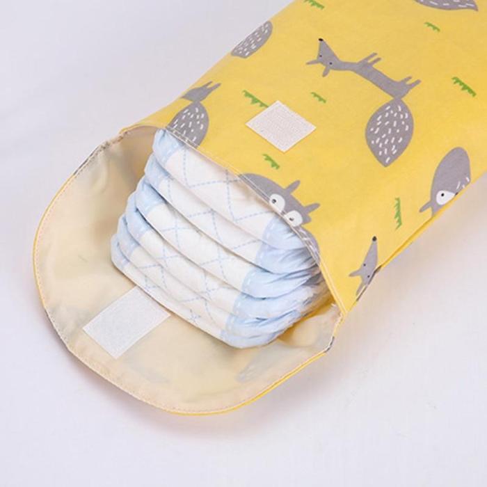Wet bag  Multifunctional Baby Diaper Organizer Reusable Waterproof Fashion Prints Wet/Dry Bag Mummy Storage Bag Travel Nappy Bag