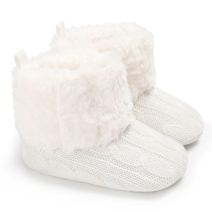 Fashion baby shoes Kid Baby Girls Cute Toddler First Walk Winter Casual Warm Shoes