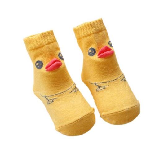1 Pair Kids Socks Sweet Cartoon Animal Baby Socks Toddler Infant Soft Cotton Children Cute Sock 0-4Y