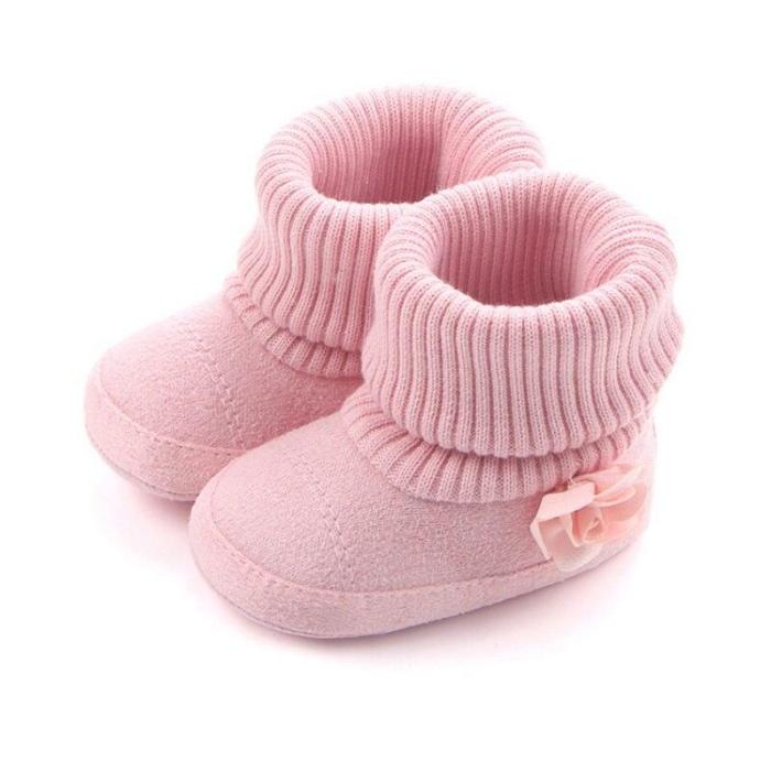 Winter Warm Baby Shoes Autumn  Pram First Walkers Kids Newborn Infant Toddler Super Keep Warm Flower Boots