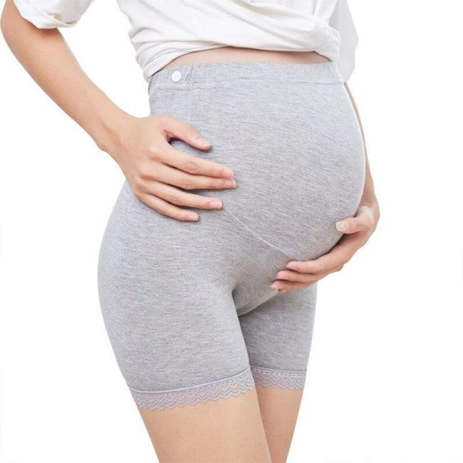 Women's Maternity  Mid-Thigh Seamless Soft Abdomen Underwear  for pregnancy