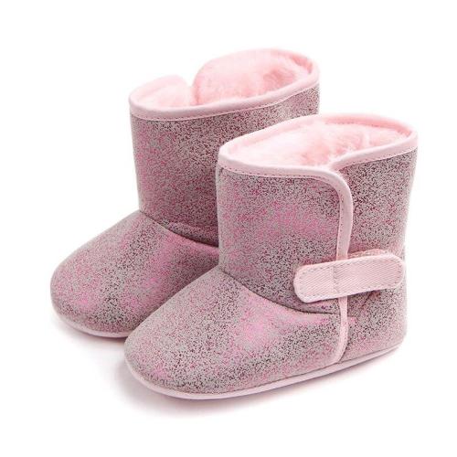 Baby High tube Boots Winter Fashion Child girls snow shoes warm plush soft bottom baby girls boots winter snow boot for baby