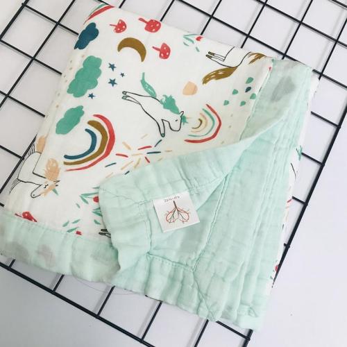 six layers 70% bamboo+ 30% cotton baby Swaddle  baby blanket Wraps Cotton Baby muslin Blankets Newborn  quilt