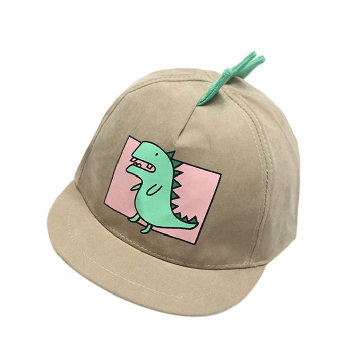 Baby Boy Hats Soft Cotton Dinosaur Sunhat Eaves Baseball Cap Sun Hat