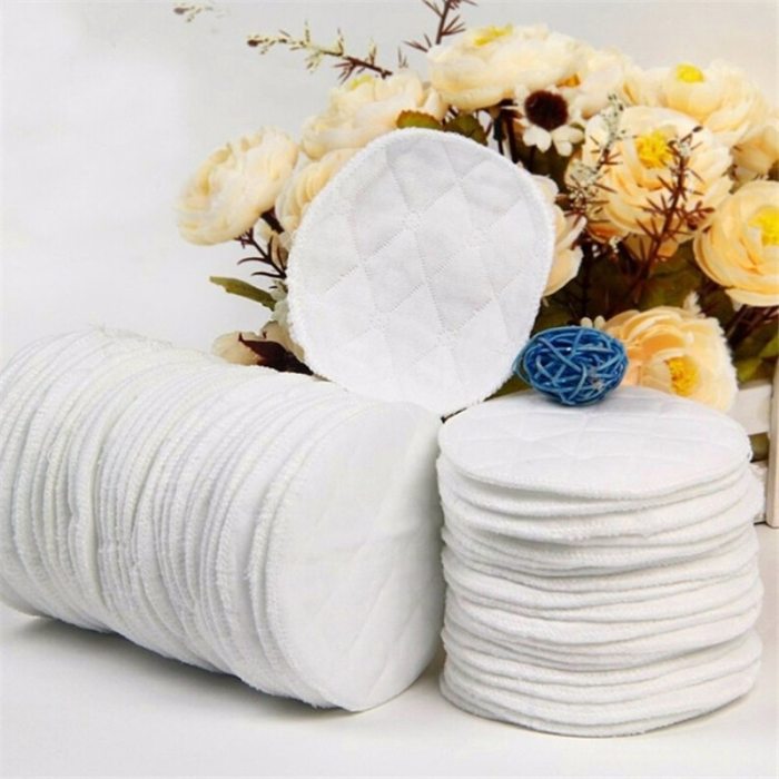 10Pcs Reusable Nursing Breast Pads Washable Soft Absorbent Feeding Breastfeeding Pad for Mother Baby Infant Supply
