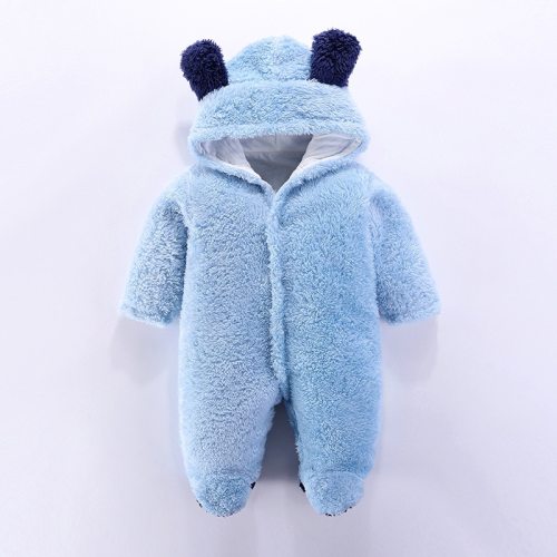 Newborn Baby Clothes Boy Romper Winter Warm Jumpsuit Baby Boy Clothes Infant Crawlers for Kids