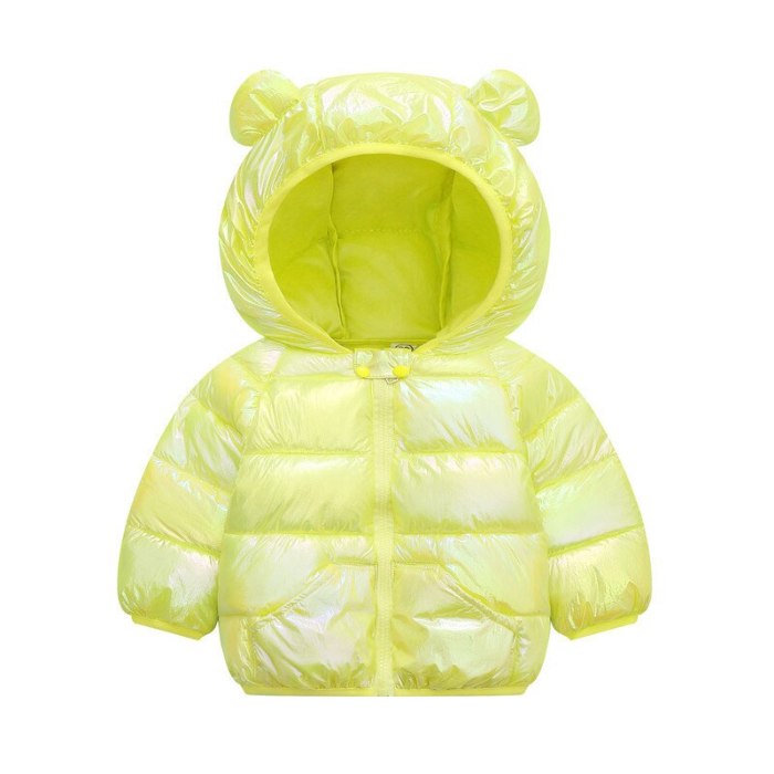 Winter Baby Jackets For Girls Clothes Baby Clothing Cute Ears Kids Hooded Coats Toddler Warm Jacket
