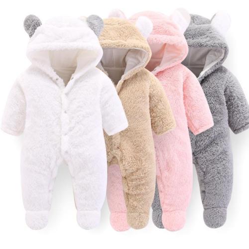 Newest Russia Baby Costume Rompers Clothes Cold Winter Boy Girl Garment Thicken Warm Comfortable Pure Cotton Newborn Clothes