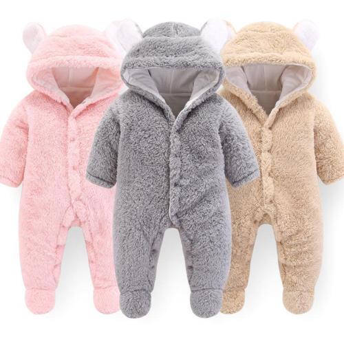 Newest Russia Baby Costume Rompers Clothes Cold Winter Boy Girl Garment Thicken Warm Comfortable Pure Cotton Newborn Clothes