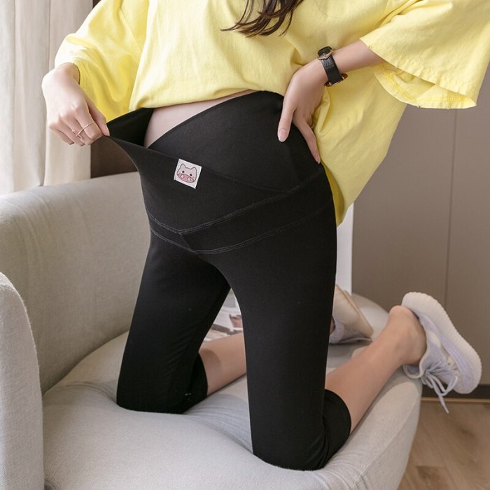 Pregnant Woman Belly Pants Leggings Pants Maternity Large Size Bottom