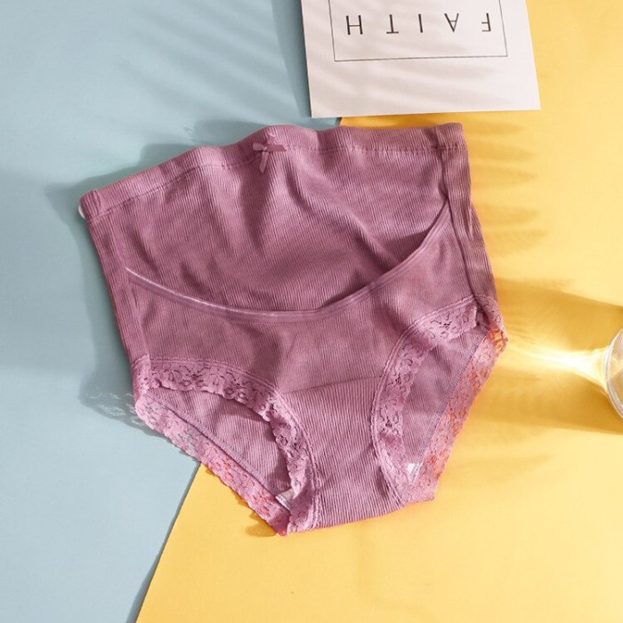 High waist pregnant women's underwear adjustable  cotton  panties antibiosis