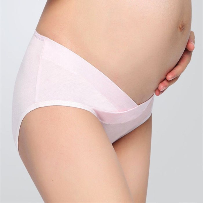 Low Waist Maternity Underwear Pregnant Cotton Belly Support Women U-Shaped Panties Underwear Soft Maternity Panties