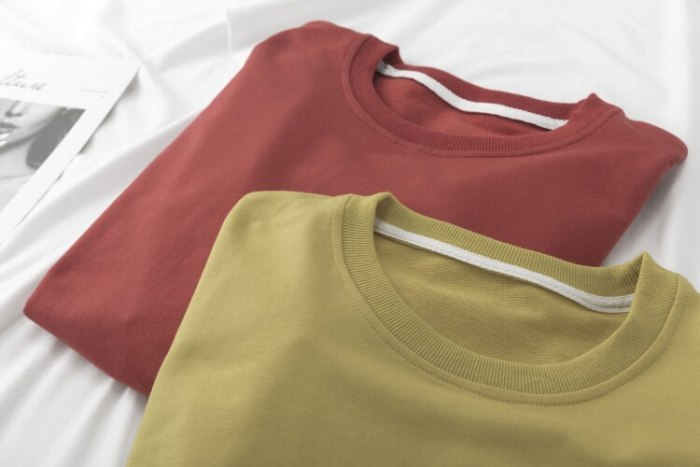 Solid Color Cotton O-neck Breastfeeding Sweaters
