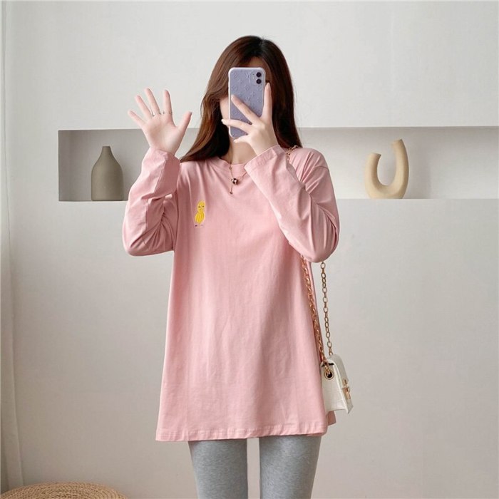 2020 New Hit Pregnant T shirt For Nursing Mothers Long Sleeve Spring And Autumn Breastfeeding Clothes