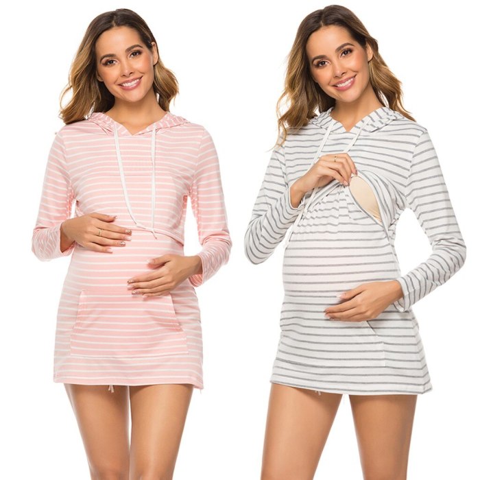 Breastfeeding Maternity Hoodies Nursing Pregnancy Sweatshirts Clothes for Pregnant Women