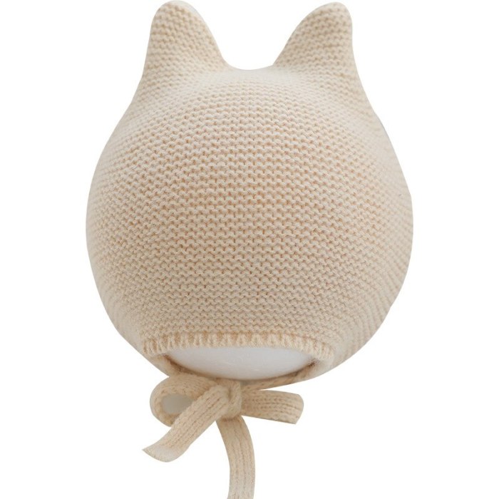 Winter Knitted Warm Baby Hat Cute Infant Baby Cap Ear Protection Hats