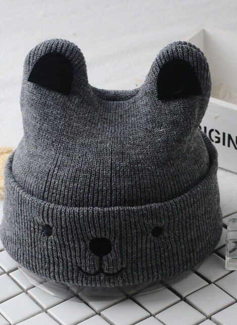 Cute Cat Bear Baby Hat Newborn Photography Props Beanies Winter Hat