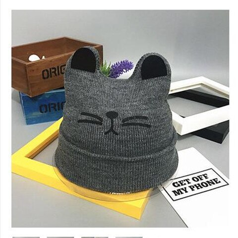 Cute Cat Bear Baby Hat Newborn Photography Props Beanies Winter Hat