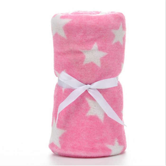 100*75cm Baby Blankets Newborn Cartoon Soft Comfortable Blanket Coral Fleece Manta Bebe Swaddle Wrap Bedding Set