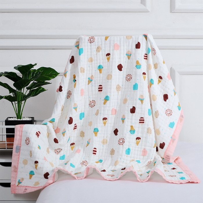 Baby Muslin 6 Layers 110*110 120*150 Blanket for Newborn Baby sleeping blanket breathable infant kids soft cotton baby blankets