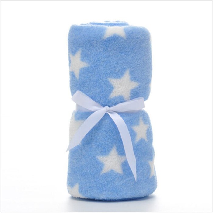 100*75cm Baby Blankets Newborn Cartoon Soft Comfortable Blanket Coral Fleece Manta Bebe Swaddle Wrap Bedding Set