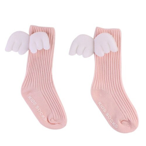 2020 Brand New Baby Toddler Infant Newborn Kid Cotton Warm Angel Lovely Wing Stockings Knee Tight 0-4Y
