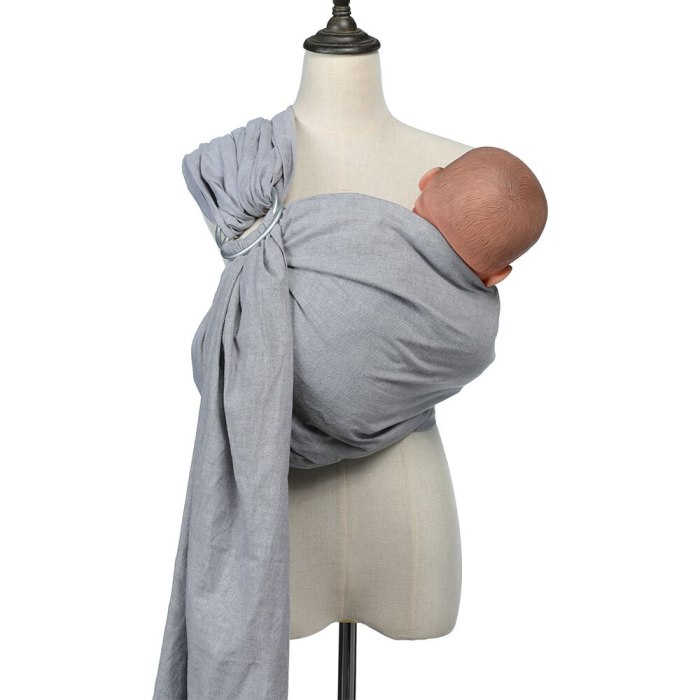 NEW 80% Line Fabric Breathable Baby Ring Sling Carrier Soft Baby Wrap For Newborns Best Shower Gift For Girls & Boys Baby Slings