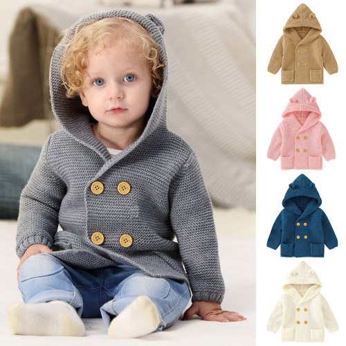 2020 Kids Clothes Boys Coat Clothing Hooded Button Windbreaker Baby Fashion Print Coat