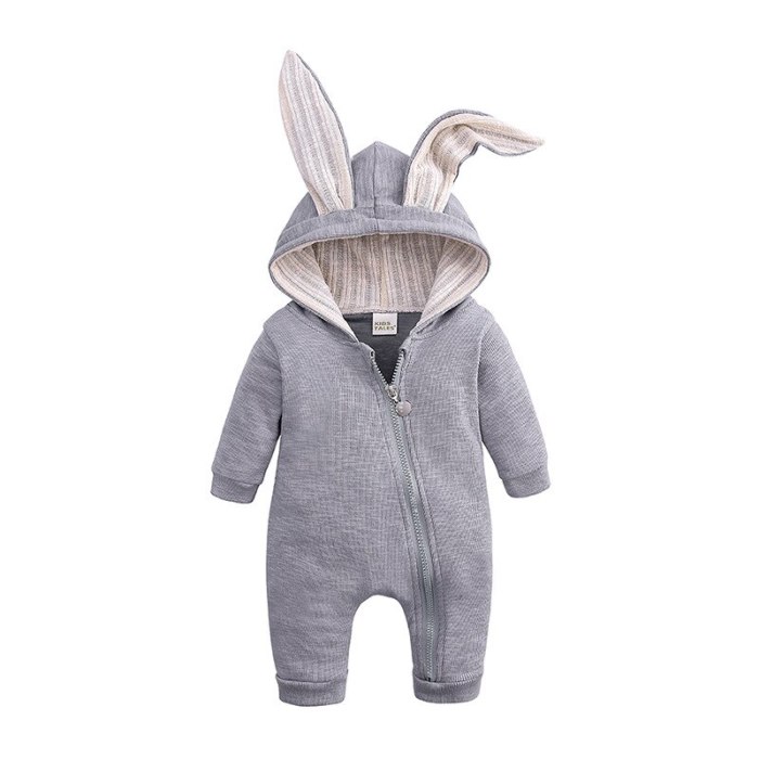 Autumn Winter Warm Coat For Baby Boys Girls Rompers Baby Hooded Knit Romper Infant Jumpsuit