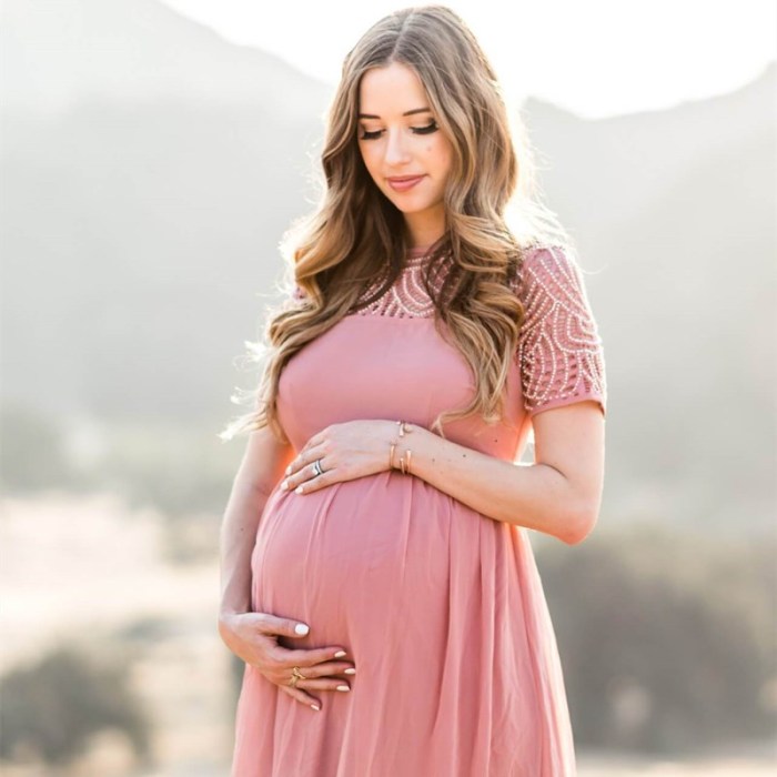 Maternity Lace Dress Women Clothes  Elegant  Photoshoot Gowns  Dress