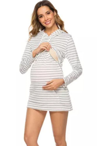 Breastfeeding Maternity Hoodies Nursing Pregnancy Sweatshirts Clothes for Pregnant Women