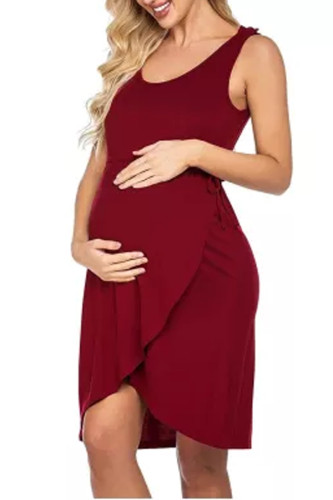 pregnant pyjamas breastfeeding Fashion Women Pregnant Maternity Nursing Solid Breastfeeding Summer Maternity Dress