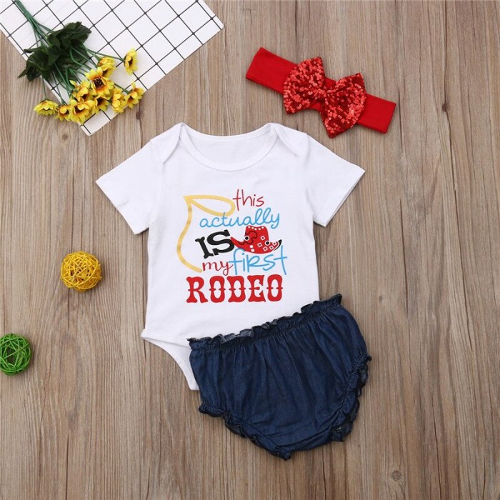 July 4th Newborn Infant Toddler Baby Girl Clothes Short Sleeve Tops Shorts Headband Set 3Pcs Outfit Clothes Costume Clothing