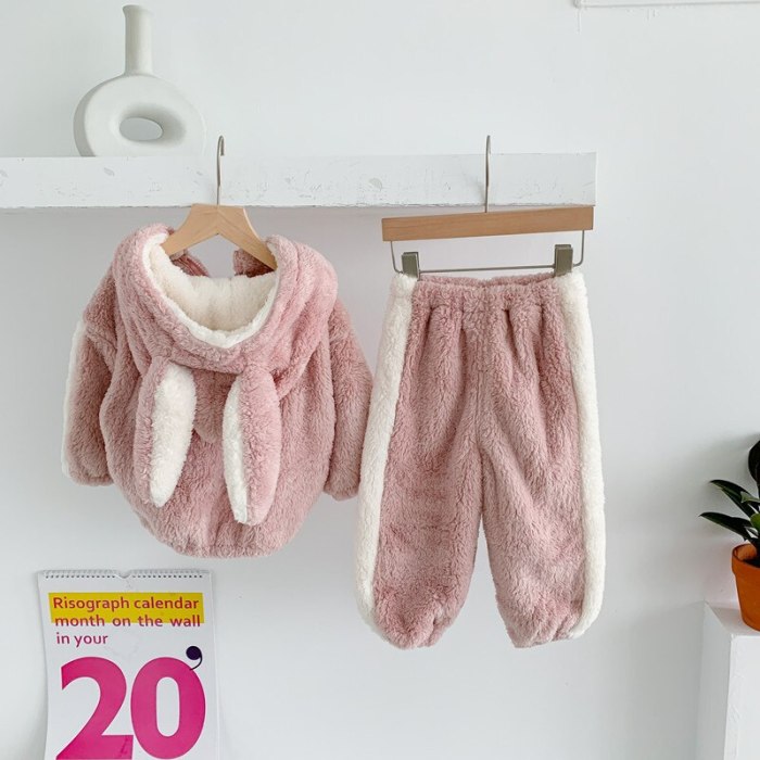 Children‘s Clothes Arctic Velvet Winter New Outer Wear Warm Suit