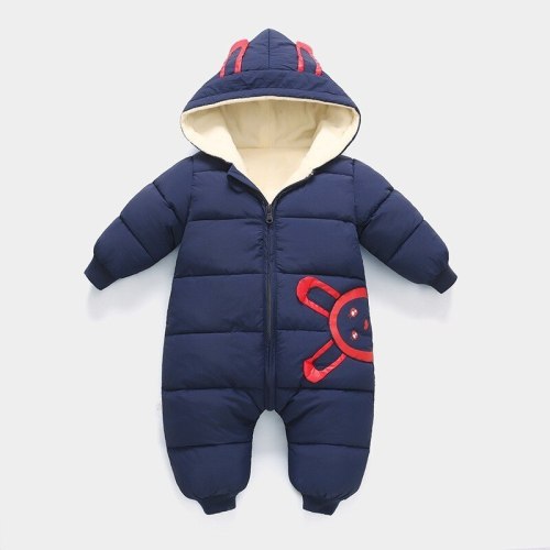 Newborn Baby costume Girl clothes Wear Snowsuit Boy Warm Plus velvet Romper