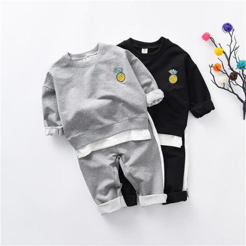 2020 Children Clothing Autumn Baby Toddler Boys Clothing Kids Clothes Tshirt+Pants Outfits 2PC Sports Suit For Girls