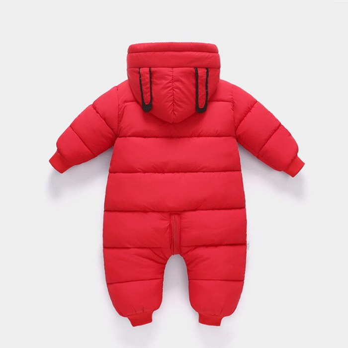 Newborn Baby costume Girl clothes Wear Snowsuit Boy Warm Plus velvet Romper