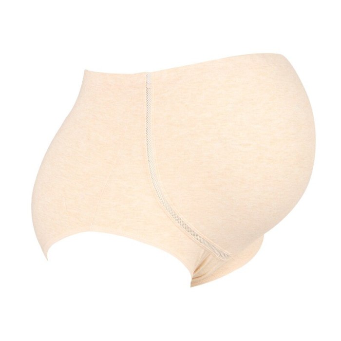 Women Pregnant Maternity Panties Print Adjustable Briefs For  Underwear