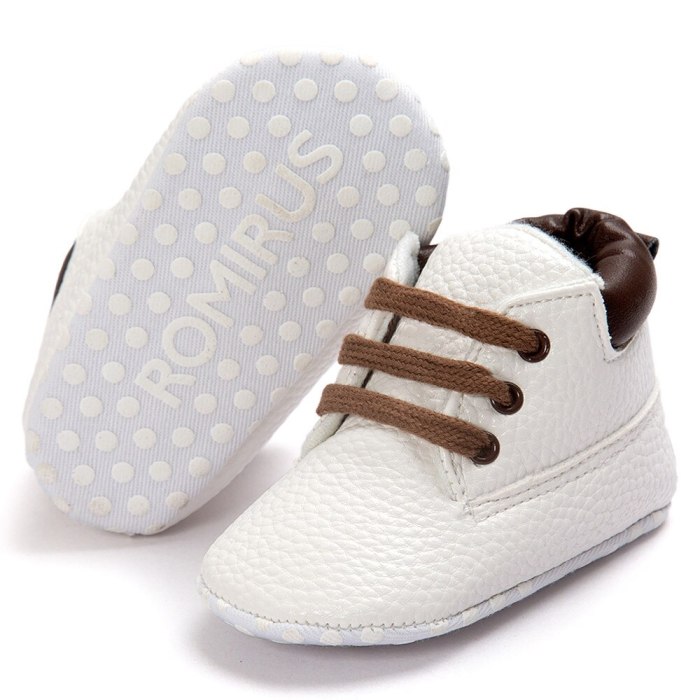 Fashion Baby Boys Girls Crib Shoes Toddler Soft Sole Leather Shoes Infant Boy Girl Toddler Casual Baby Shoes