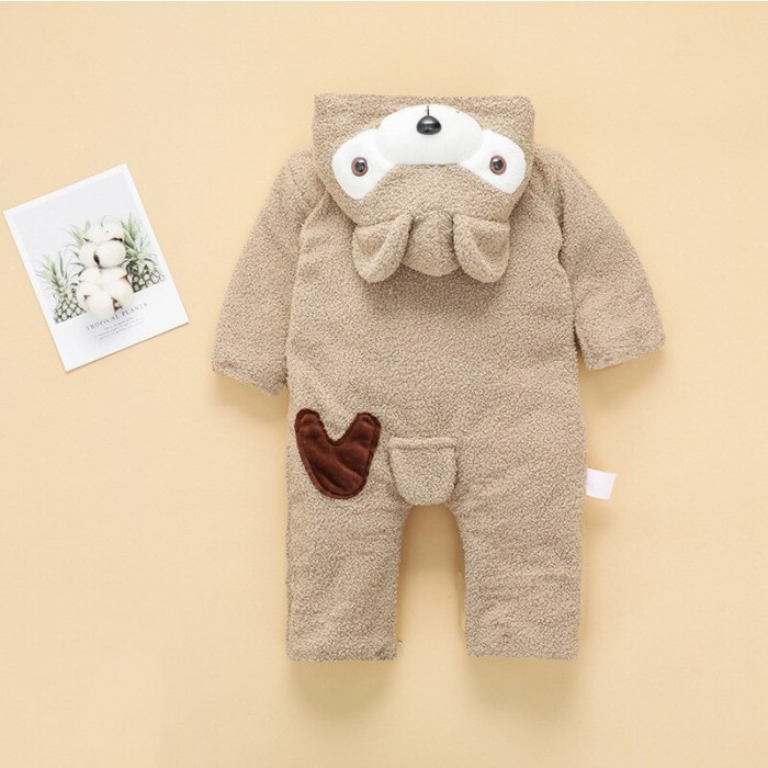 New Baby Girl Clothes Cartoon Infant Children Clothes Romper For Newborn Kids Hooded Romper